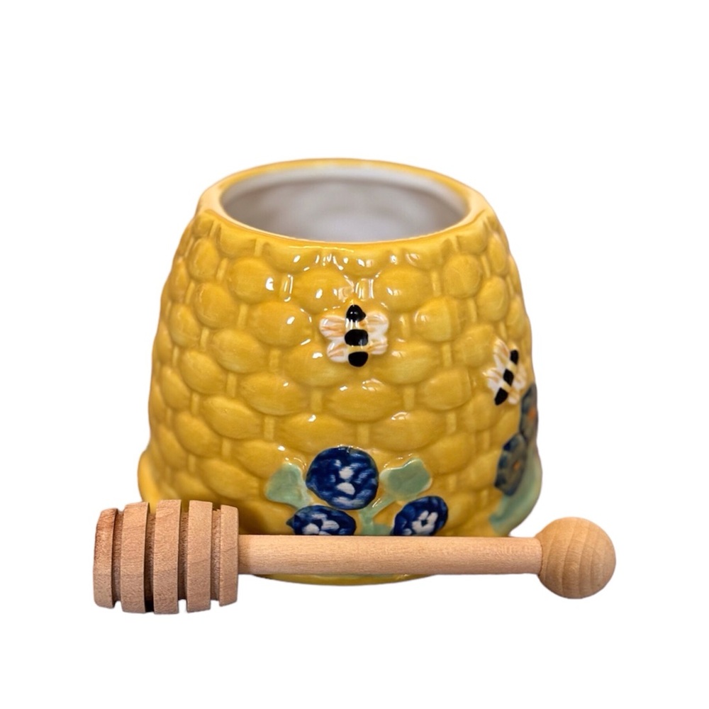 Wildblossom Honey Jar with Dipper